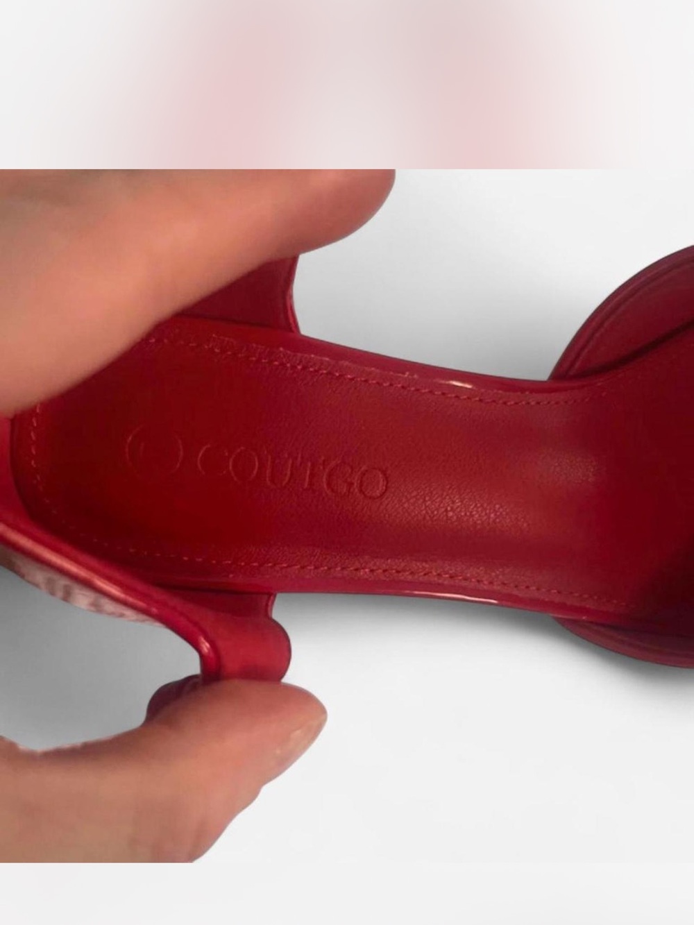 Contigo Red Square-Toe Mary Jane Heels - Women - Picture 4 of 5